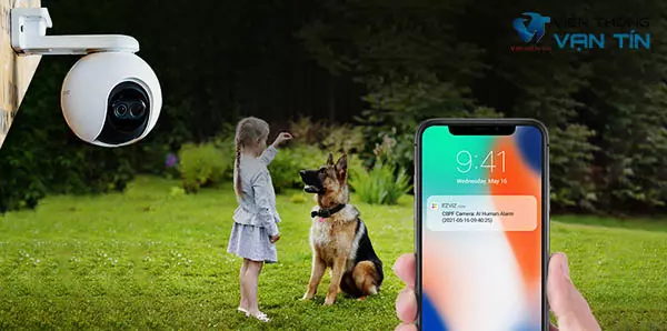 Cảnh báo thông minh với tính năng phát hiện dáng người bằng công nghệ AI
