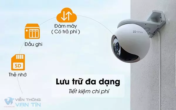 Camera Ezviz C8PF Lưu Trữ Đa Dạng