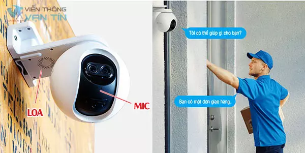 Ezviz C8PF nhìn, nghe và nói, từ mọi nơi