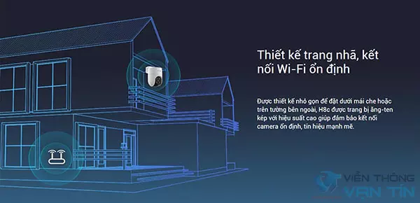 H8C Thiết kế trang nhã, kết nối Wi-Fi ổn định