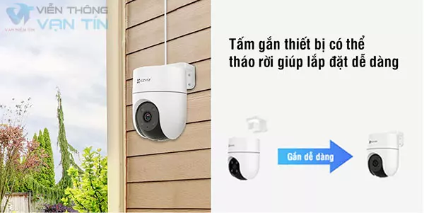 Camera Ezviz H8c tháo lắp dễ dàng