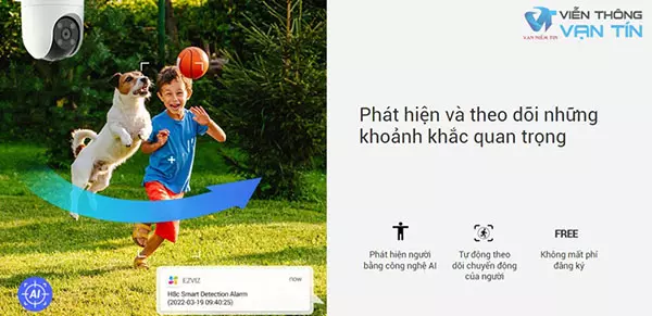 Camera Ezviz H8c theo dõi thông minh