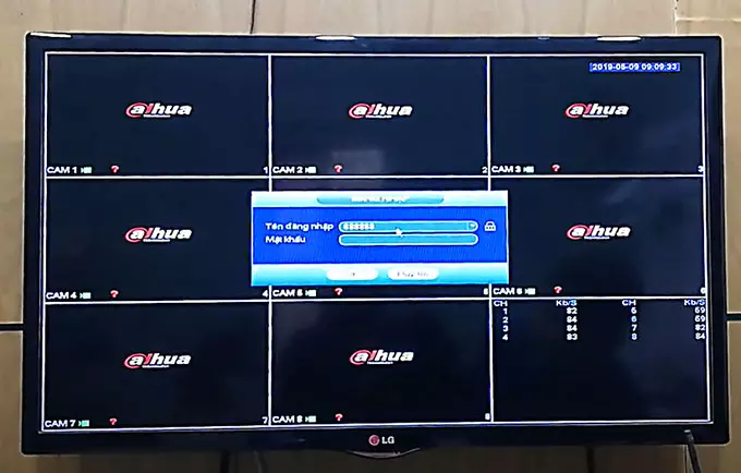 Nhập tên đăng nhập và mật khẩu của bạn