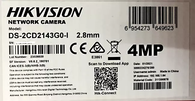 Xác định mã sản phẩm thông qua tem in trên mã thiết bị