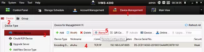 Update Firmware Trên phần mềm iVMS-4200