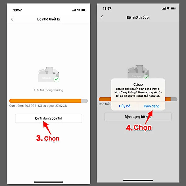 Hướng dẫn định dạng thẻ nhớ camera wifi Imou