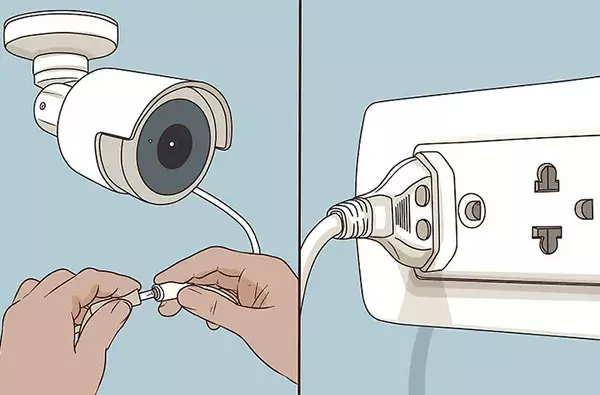 Hồng ngoại camera không sáng do nguồn điện