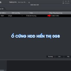 Dung Lượng Ổ Cứng Đầu Ghi Hiển Thị 0GB, Phải Làm Sao Đây?