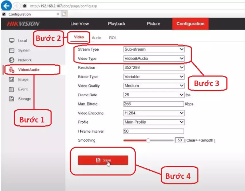 Hướng dẫn Bật âm thanh của camera Hikvision IP trên trình duyệt web