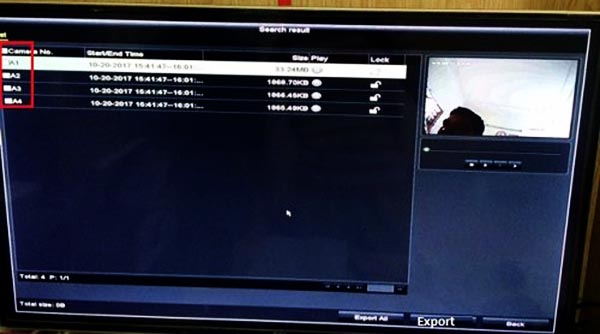 Export để chọn xuất video hình ảnh đã chọn
