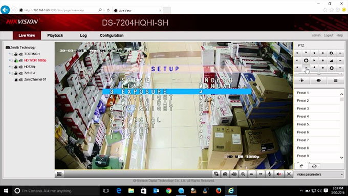 Bật Tính Năng OSD Trên Camera Quan Sát