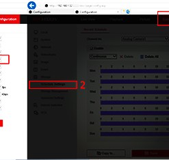 Chỉnh thông số cho đầu ghi hình Hikvision