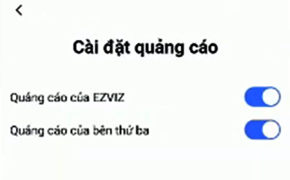 Tắt 2 chức năng nhận quảng cáo