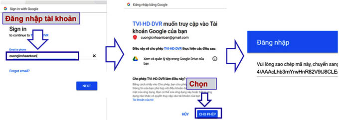 Hướng dẫn lấy code Goodgle Drive
