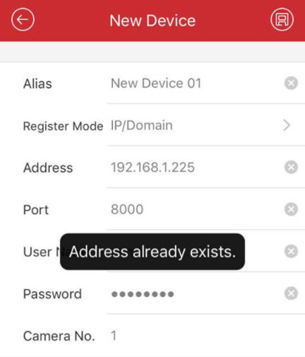Đầu Ghi Hikvision Báo Lỗi Address Already Exists Sửa Thế Nào?